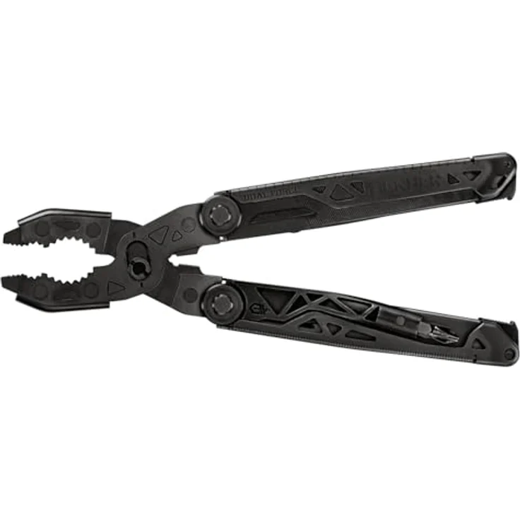 Gerber Multi-Tool Dual Force 12 Funktionen, Einhandöffnung, Frame-Lock-Verriegelung, 19,6 cm, inkl. Holster, 420HC Stahl – Bild 1