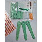 STIHL Fadenspule 12x Kunststoffmesser PolyCut 6-2 /18-2 40020071020, grün, Länge 130mm