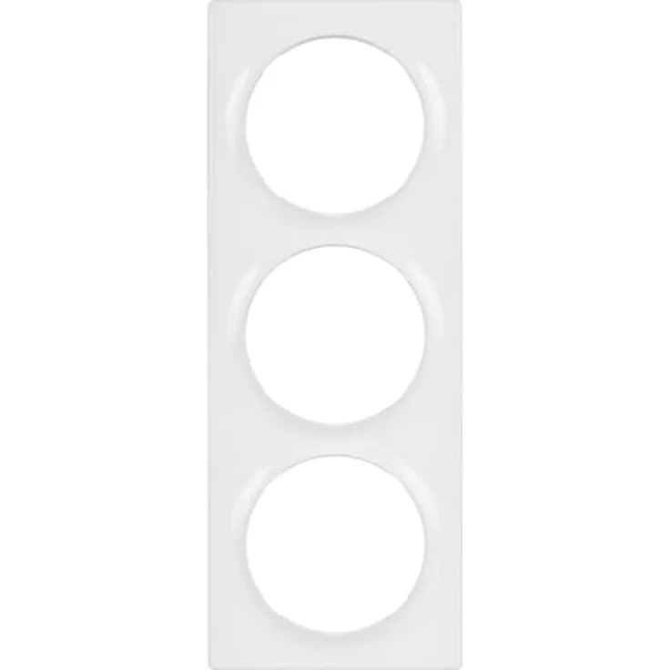 FIBARO 3-fach Abdeckplatte für Walli Line Schalter oder Steckdose, weiß, hochwertiges Material, flexible Gestaltung, ideale Qualität – Bild 3