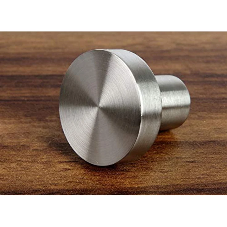 SO-TECH Möbelknopf EK03, Ø 30 mm, gebürsteter Edelstahl mit M4 Befestigungsschraube – Bild 4