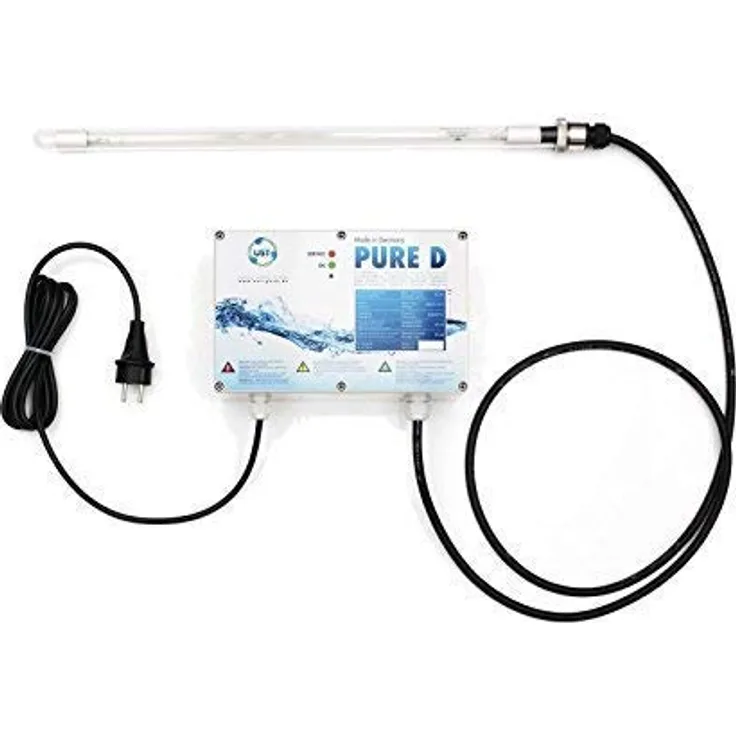D - 50W - UVC Anlage zur Trinkwasser Sterilisation - 230VAC-115VAC - Pure