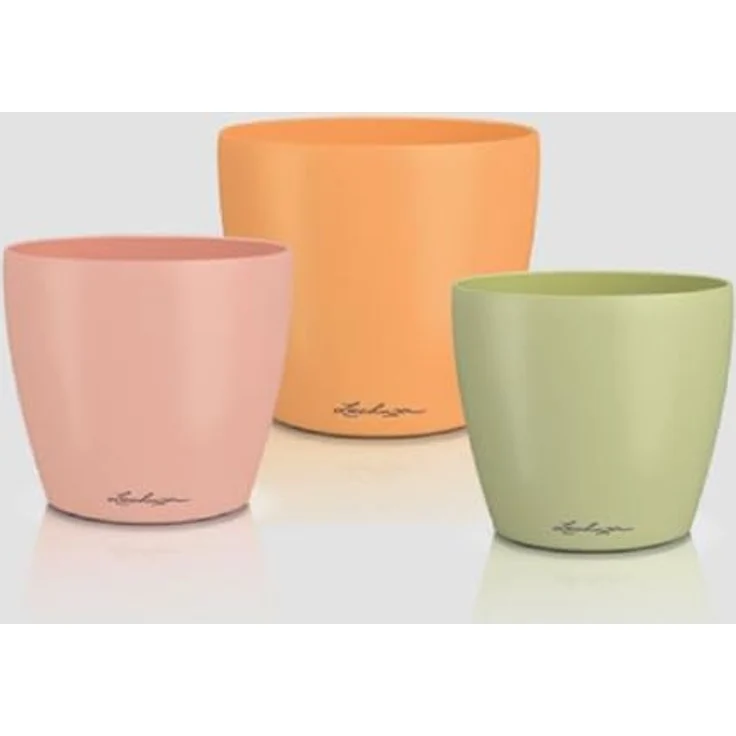 Lechuza® Übertopf Classico Color 14 DECO, Pflanzgefäß in magnolie, bruchsicher und kompakt – Bild 6