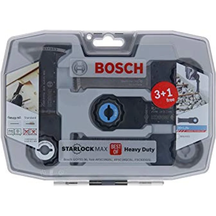 Bosch Professional 4 tlg. Tauchsägeblatt Starlock Max Best of Heavy Duty Set (für Holz & ungehärtetes Metall, Zubehör Multifunktionswerkzeug) – Bild 2