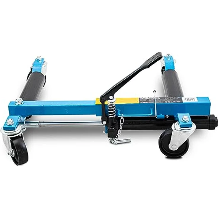 Bituxx MS-19138 Rangierhilfe 2x inkl. hydraulischem Wagenheber, Tragkraft 680 kg, Blau – Bild 4
