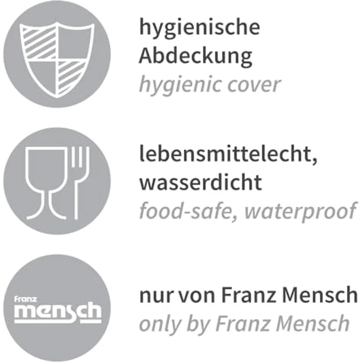 Hygostar Grillabdeckung PE-Abdeckhaube transparent, wasserfest, mit Gummizug, 750 x 700 mm – Bild 6