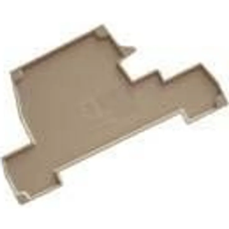 Wieland Electric API 42V0 Abschlussplatte, Befestigungs- und Abzweigmaterial, grau