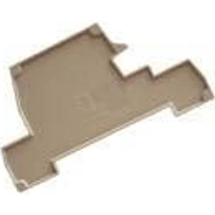 Wieland Electric API 42V0 Abschlussplatte, Befestigungs- und Abzweigmaterial, grau