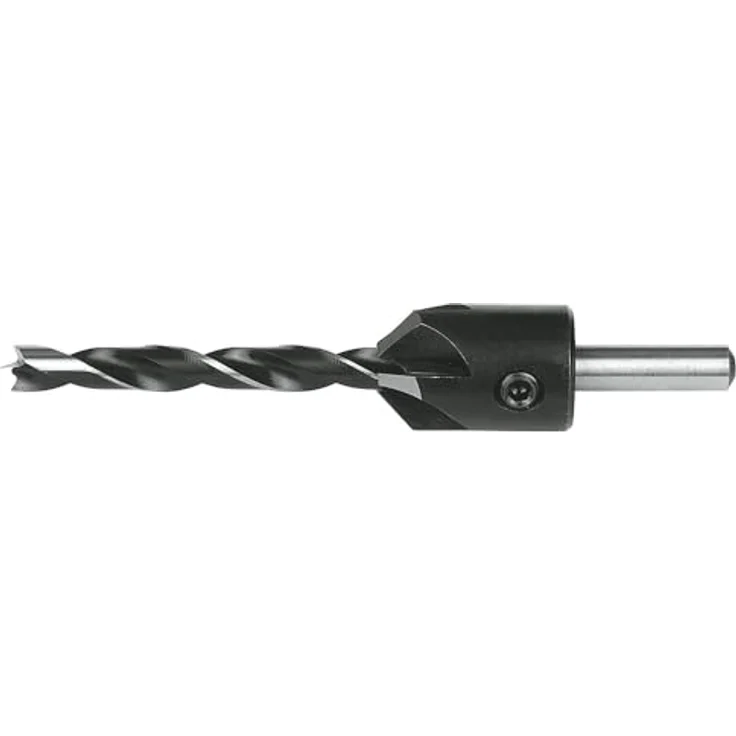 Forum Aufsteckversenker HS mit Bohrer 5 mm, Holzspiralbohrer mit Zentrierspitze für Weich- und Hartholz, 90°-Winkel, 5-schneidig, Senkdurchmesser 16 mm – Bild 1