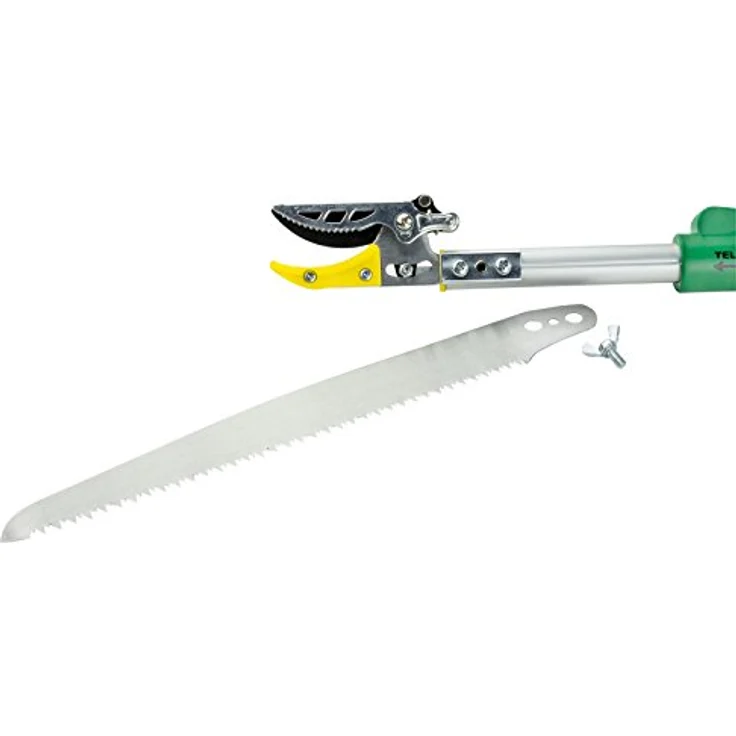 DEMA Alu Teleskop Astschere & Baumschere, 6-stufige Längenverstellung bis 120 cm, ergonomischer Handgriff drehbar, 1,24 kg – Bild 5