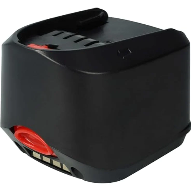 vhbw Akku kompatibel mit Bosch AHS 48/52 LI, AHS 55-20 LI, AHS 50-20 LI, AdvancedOrbit 18 Werkzeug, Akku-Gartengerät (5000 mAh, Li-Ion, 18 V) - schwarz/rot – Bild 1