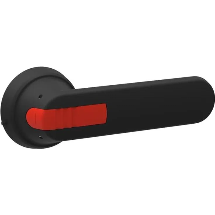 ABB Pistolengriff Türgriff + Türgarnitur, IP65-zertifiziert, ergonomisch, schwarz, seitliche Montage