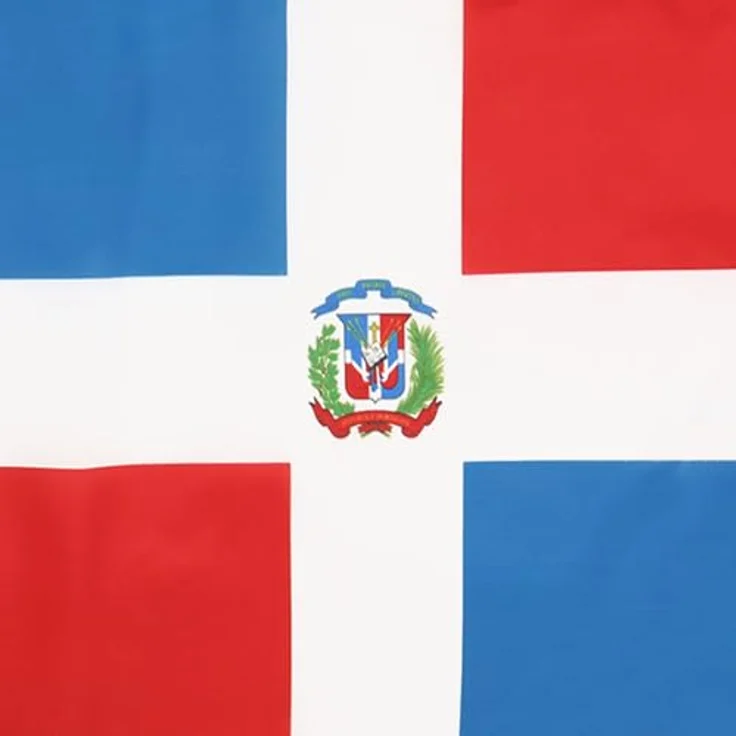 AZ FLAG Dominikanische Republik Flagge, 45 x 30 cm, Polyester 100D mit Kordel, verstärkte Ecken, neu und originalverpackt – Bild 3