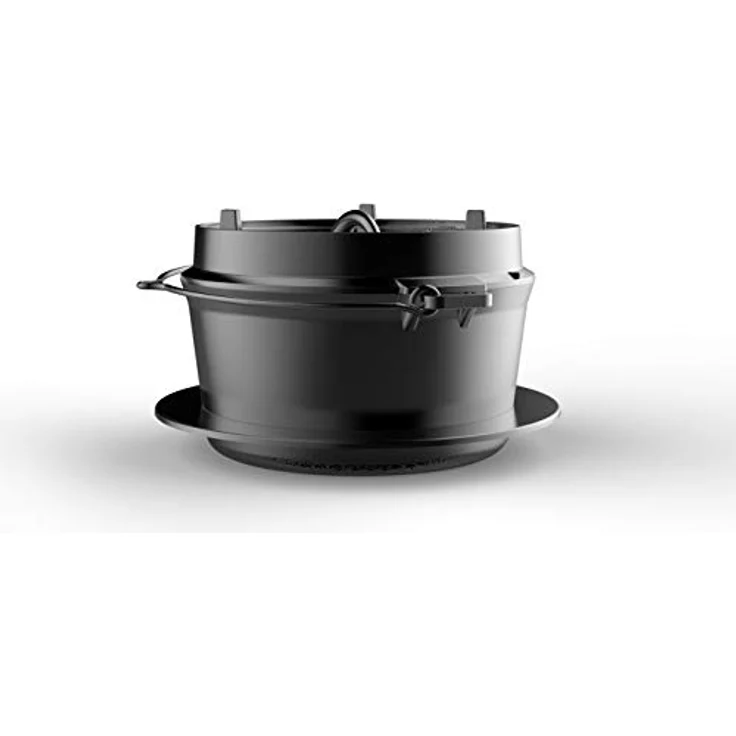 tepro Grillzubehör Guss-Dutch-Oven-Einleger, Rost-in-Rost System rund 57 cm Ø – Bild 5
