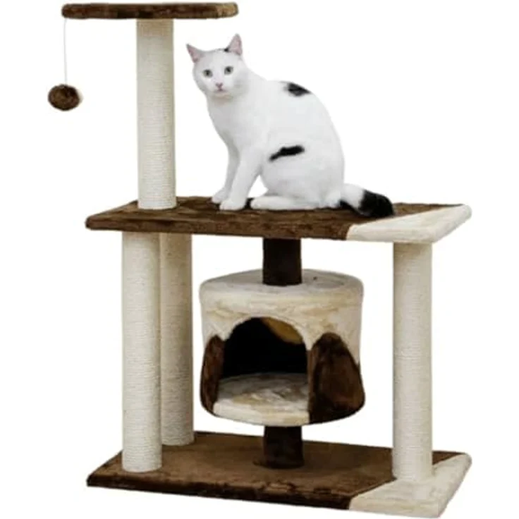 Kerbl Kratzbaum Jade Pro, Höhe: 96 cm, braun / beige – Bild 3