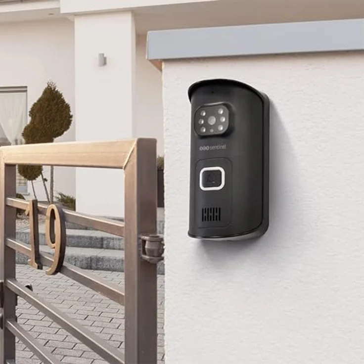 SCS SENTINEL PVS0009 AIRVISIO 200, Drahtlose Video-Türsprechanlage mit 7" Touchscreen, 12 Stunden Betriebsdauer, 200 m Reichweite, 3 Jahre Garantie – Bild 4