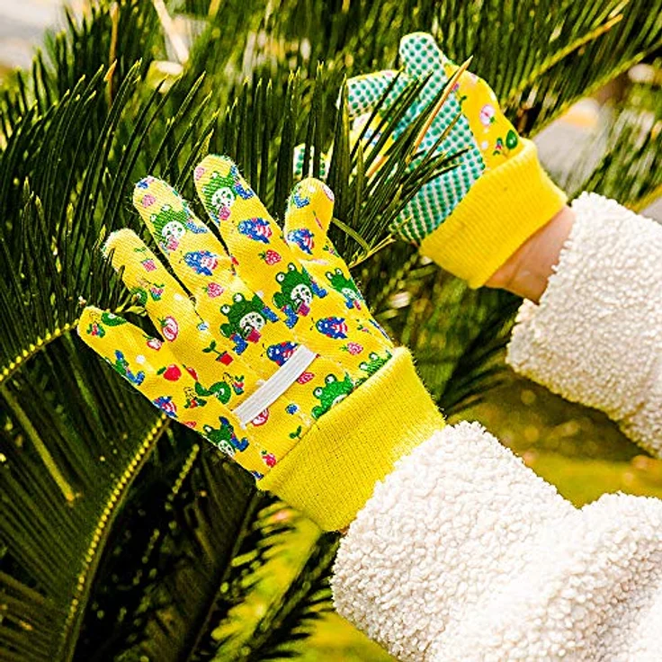 Kinder Gartenhandschuhe PROMEDIX 3 6 Jahre alte Kinder Gartenhandschuhe, 2 Paar, 3-6 Jahre alt – Bild 6