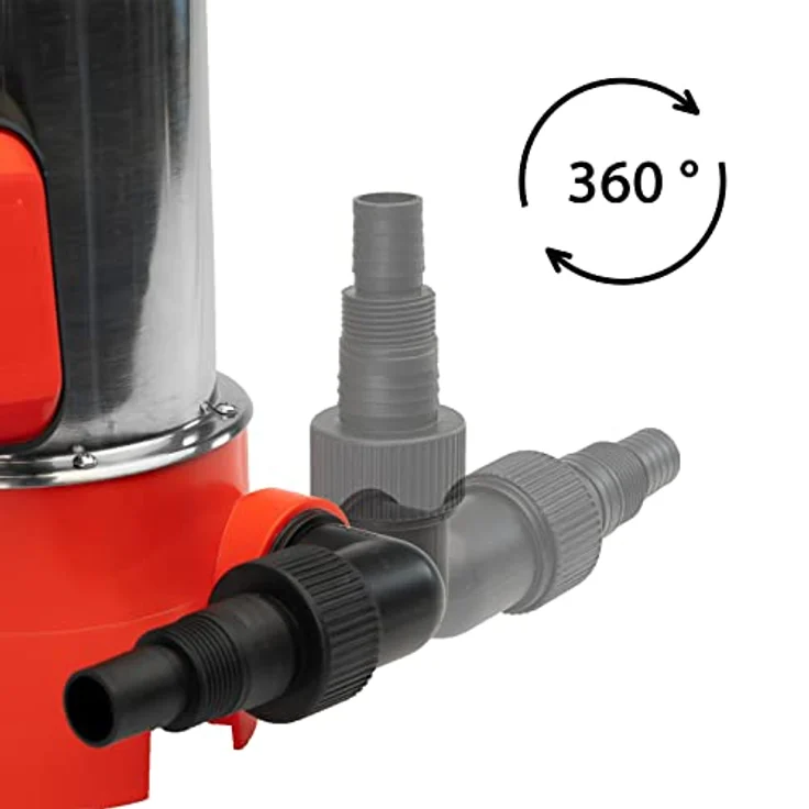 GRAFner Schmutzwassertauchpumpe 1100 Watt 20.000 l/h Schmutzwasserpumpe Tauchmotorpumpe – Bild 6