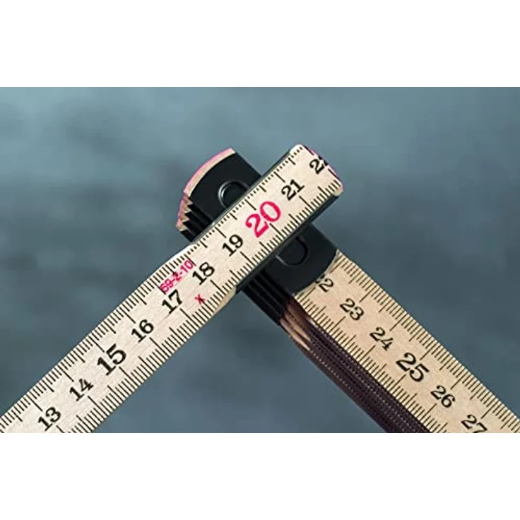 Hultafors Gliedermaßstab (Länge 2 Meter, aus schwedischer Glasbirke, elastische Glieder, verdeckte Gliederverbindung) 480210 – Bild 5