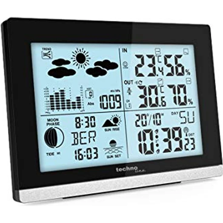 Technoline WS 6762, Wetterstation mit präziser Wetterprognose und Hygrometer – Bild 1