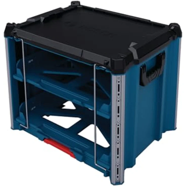 Bosch Professional L-BOXX Contractor Rack 2, robustes und vielseitiges Werkzeugkoffer-Rack für 2 L-BOXXen, stoßfest mit metallverstärkten Ecken – Bild 1