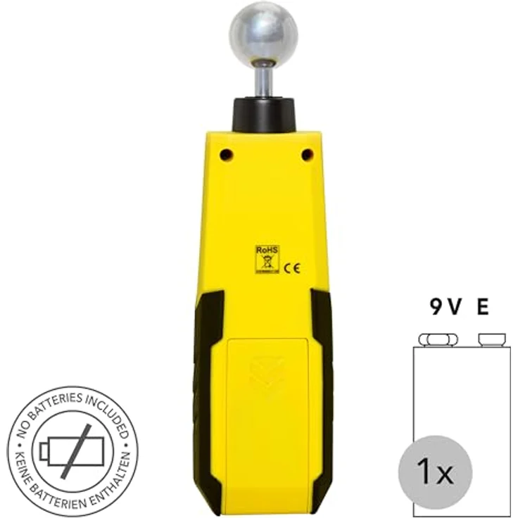 TROTEC BM31 Feuchteindikator, Feuchtemessgerät mit 0–100 Digit Messbereich, zerstörungsfreie Messung für Wand, Boden und Decke, 5–40 mm Eindringtiefe, kompaktes Design – Bild 5