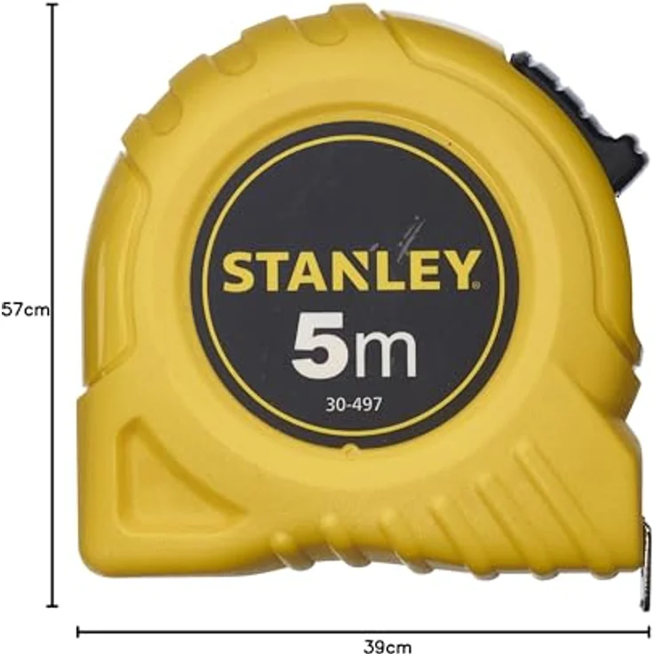 Stanley Bandmaß 5 m, extra-starkes gebogenes Band, Polymer-Schutzschicht, 0-30-497 – Bild 12
