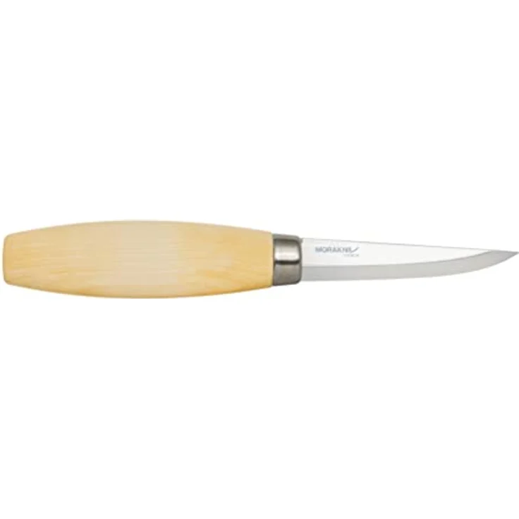 Morakniv 106 Karbonstahl Holzschnitzmesser mit Scheide, 8,25 cm M-14027 – Bild 2