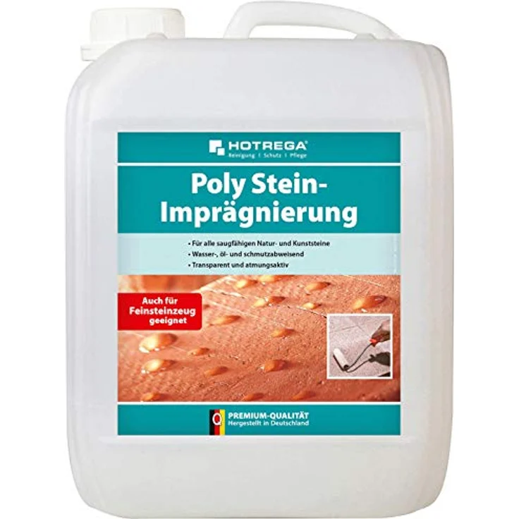 HOTREGA Poly Stein-Imprägnierung 5 L Kanister für Natur- & Kunststein – Bild 1