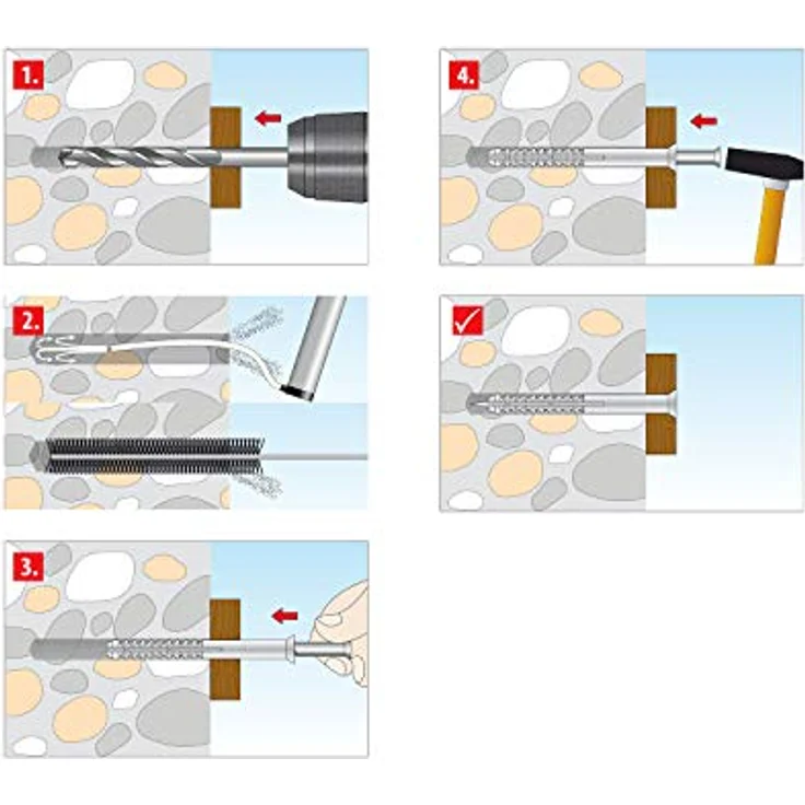 TOX Nageldübel Attack 6 x 80 mm, 50 Stück, 017102171 - Preisvergleich – Bild 4