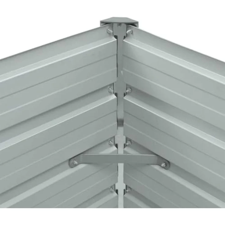 vidaXL Garten-Hochbeet Braun 100 x 40 x 45 cm Verzinkter Stahl – Bild 6