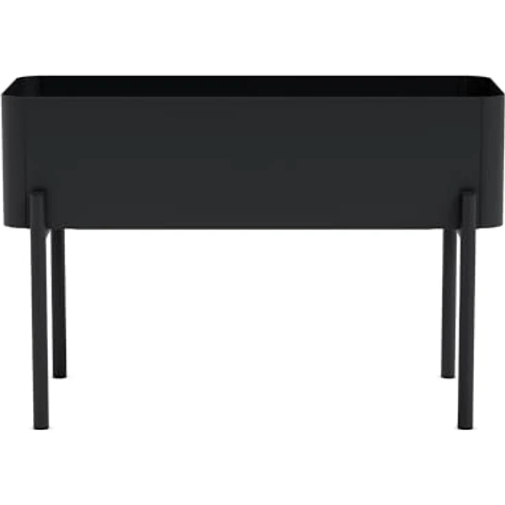 Eva Solo Simply Grow Pflanzenbox, Pflanzkübel mit Selbstbewässerungssystem, wetterfest, Aluminium und pulverbeschichteter Stahl, 80 cm breit – Bild 1
