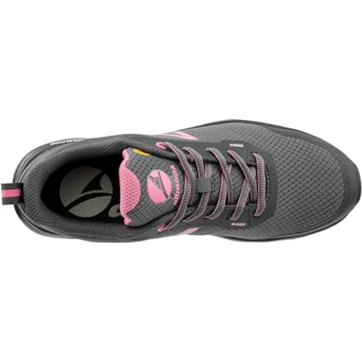 Albatros TWIST WNS Sicherheitshalbschuhe S1P ESD HRO SRC, Damenhalbschuhe in grau/pink, mit fiberglasverstärkter Kappe und rutschfester Gummi-Laufsohle, Größe 42 – Bild 4