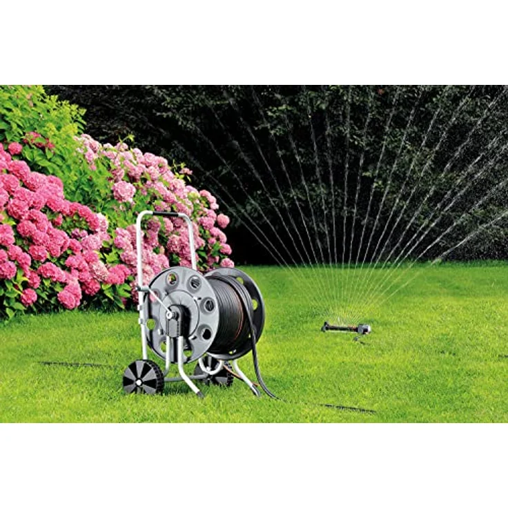 Claber Gartenschlauchwagen aus Metall Gemini – Bild 5
