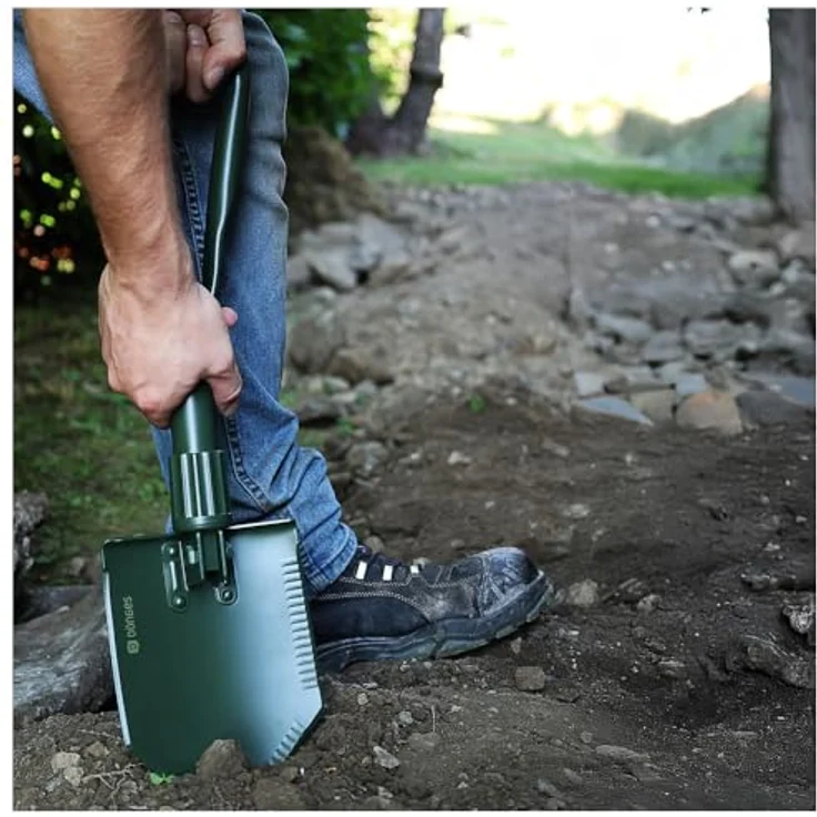 Dönges Klappspaten Bundeswehr, BW Spaten, Camping, Outdoor mit Holster – Bild 5