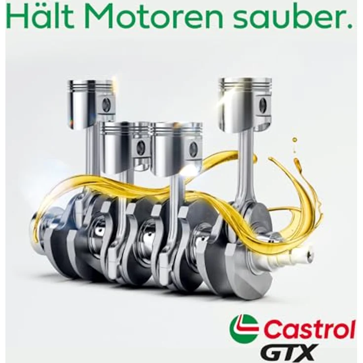 Castrol GTX 5W-40 A3-B4, PKW Motoröl auf Synthesebasis, 5L, hohe Motorensauberkeit und Oxidationsstabilität – Bild 7