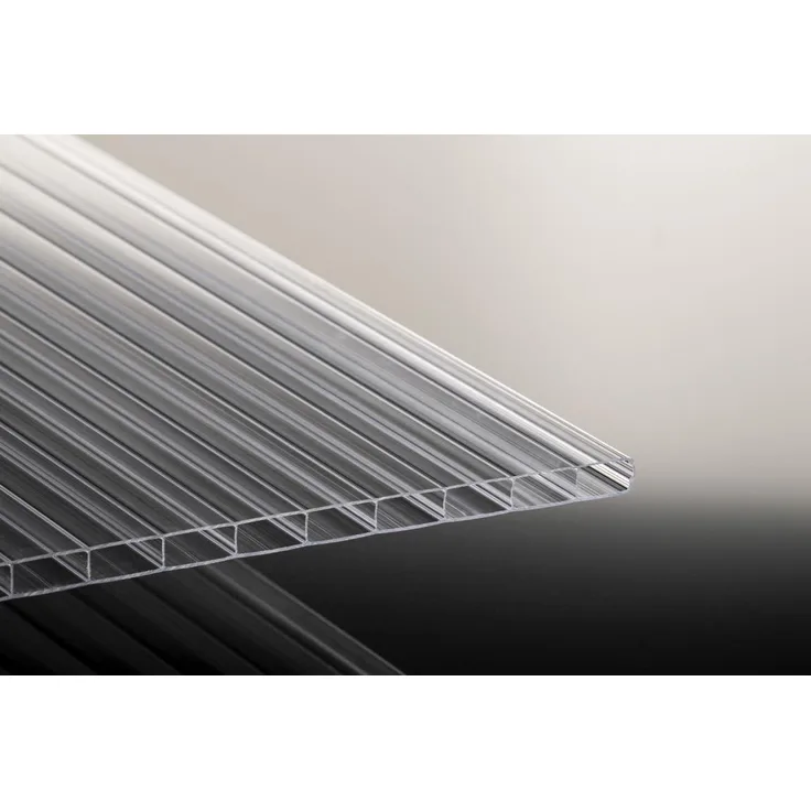 TETZNER & JENTZSCH TEJEPOLY Stegplatten, 980 x 7000 mm, glasklar, 16 mm, hohe Schlagzähigkeit und Witterungsbeständigkeit