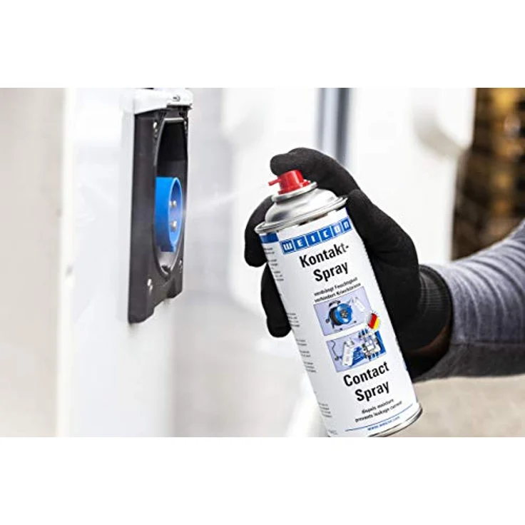 WEICON Kontakt-Spray 400 ml, Pflege- und Schutzmittel für elektronische Kontakte, transparent, Feuchtigkeitsverdrängung und Oxidationsschutz – Bild 2