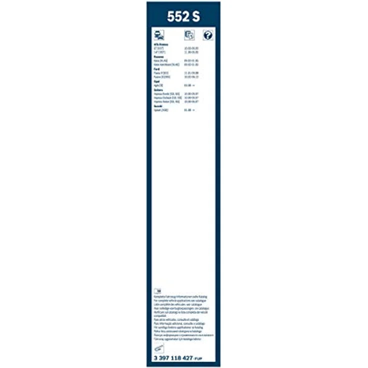 Bosch Twin Wischblatt Spoiler 552S Länge 550-400 mit Quick-Clip – Bild 3