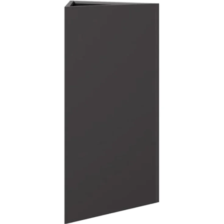 vidaXL Pflanzkübel Schwarz Dreieckig 40x34,5x70 cm Stahl, Rostbeständig und stabil, für Garten und Terrasse geeignet – Bild 4