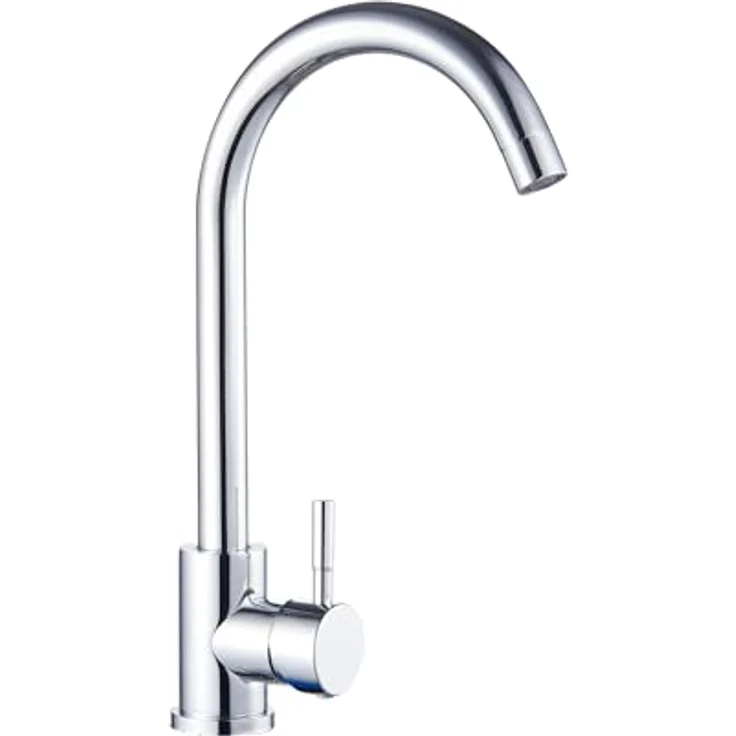 Faizee Home Future Serie Edelstahlspüle Silber 30/40/50 cm, SUS304 Einbauspüle mit Spülkorb, Seifenspender, Siphon & optionale Armatur – Bild 5