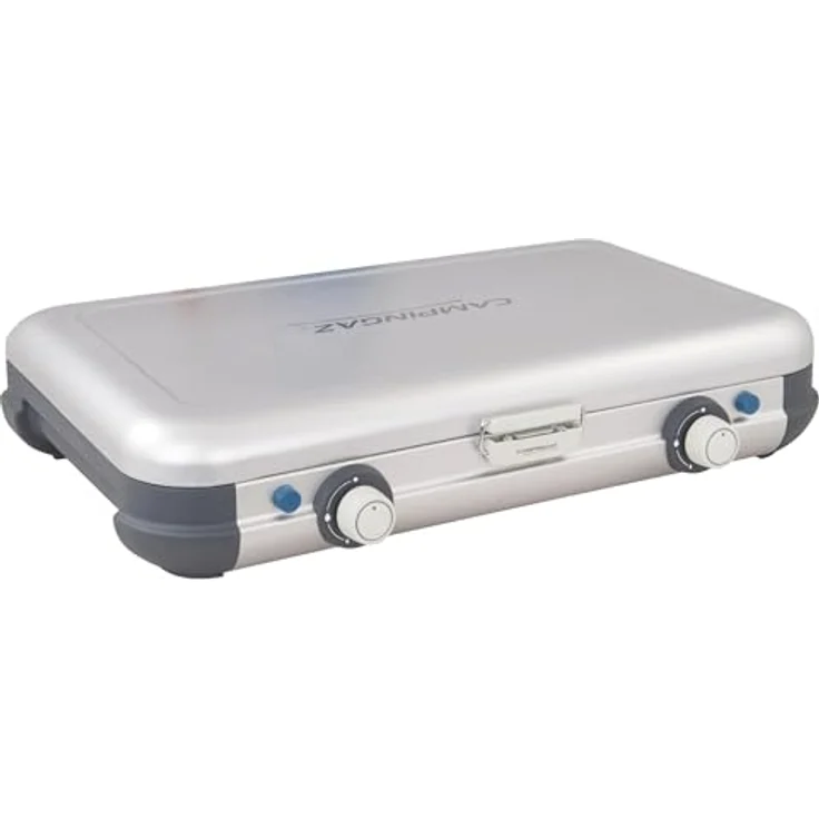 Campingaz Camping Kitchen 2 Grill & Go, Gaskocher mit 2 Flammen, Grillrost und Plancha, inklusive Tragetasche für einfachen Transport – Bild 2