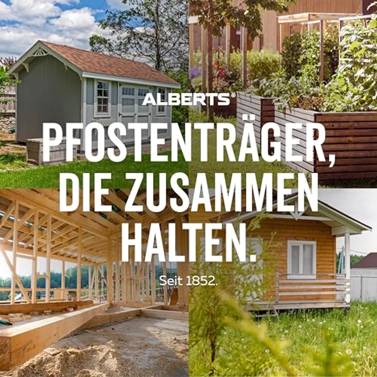 U-Pfostenträger ETA-10/0210 101x100x200x60mm TZN m.Betonanker a.Riffelstahl GAH – Bild 5
