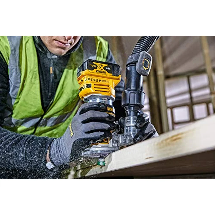 DeWalt DCW 604 P2 Akku Kombifräse 18V 55 mm + 2x Akku 5,0Ah + Ladegerät + TSTAK – Bild 10