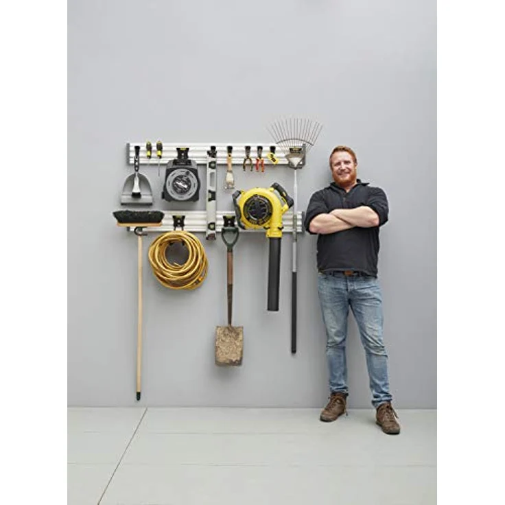 Stanley Trackwalls Set STST22000-1, 20-teiliges Schienensystem mit 35 kg Tragekapazität, einfache Montage, mehrfarbig – Bild 5