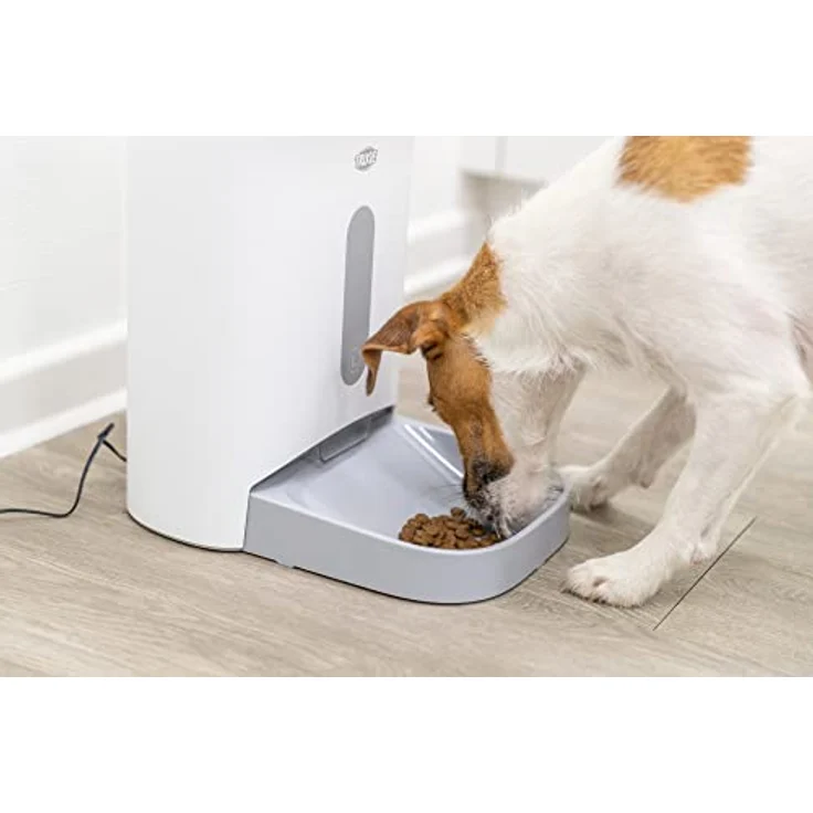 Trixie Futterautomat TX8 2.0, 4.5 l, Weiss/Grau (4.50 l), Futternapf – Bild 9