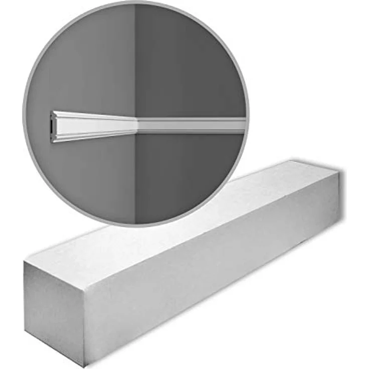 Orac Decor Zierleiste PX144 AXXENT, 30er Set Wand- und Friesleisten, Duropolymer®, weiß, 60 m Gesamtlänge, neoklassizistisch – Bild 1