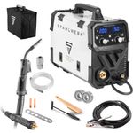 STAHLWERK Schutzgasschweißgerät Schweißgerät MIG MAG 200 ST PLUS, IGBT Inverter mit 200 A synergischem Drahtvorschub, blau