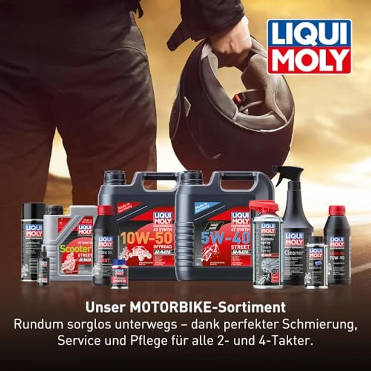 LIQUI MOLY 3046 Motoröl Motorbike 4T 10W-40 Motorenöl Motorrad Mineralisch Öl 4L – Bild 5