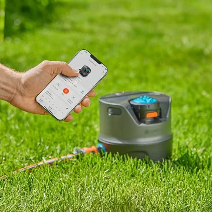 Gardena AquaPrecise, solarbetriebenes Bewässerungssystem für Rasen bis 320 m² mit Bluetooth App-Steuerung – Bild 10