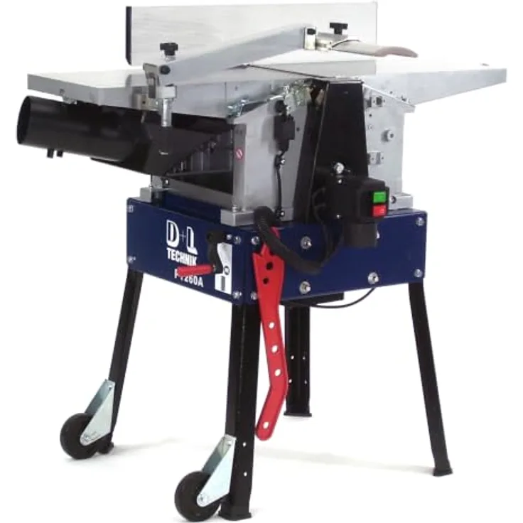 Apex Abricht-Dickenhobelmaschine 260, 230V mit 260 mm Hobelbreite, einfaches Umrüsten und stabile Grauguss-Konstruktion